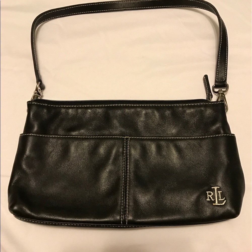 Leather Ralph Lauren Clutch