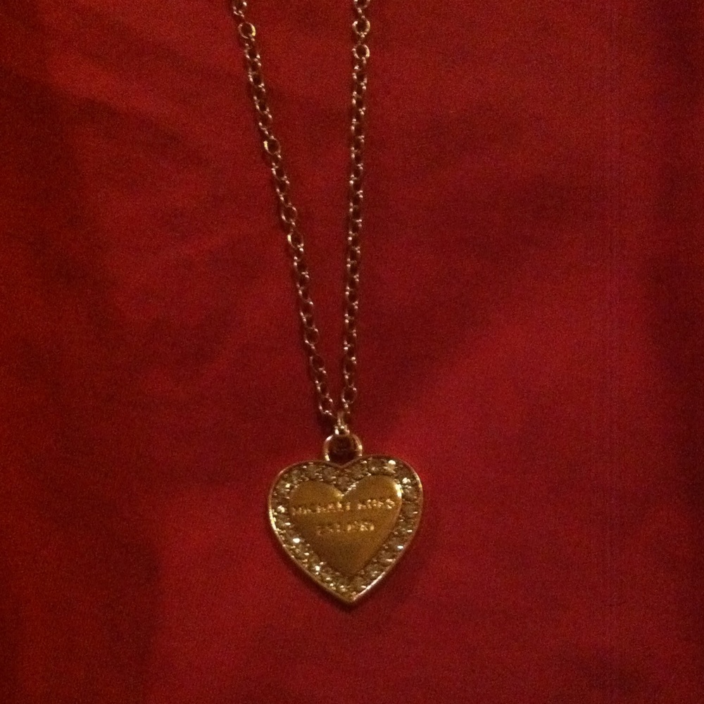 Michael kors heart necklace