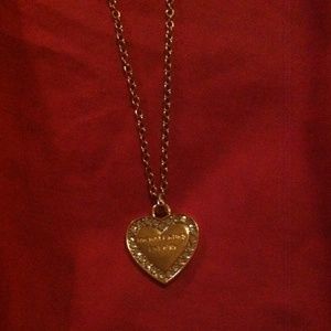 Michael kors heart necklace