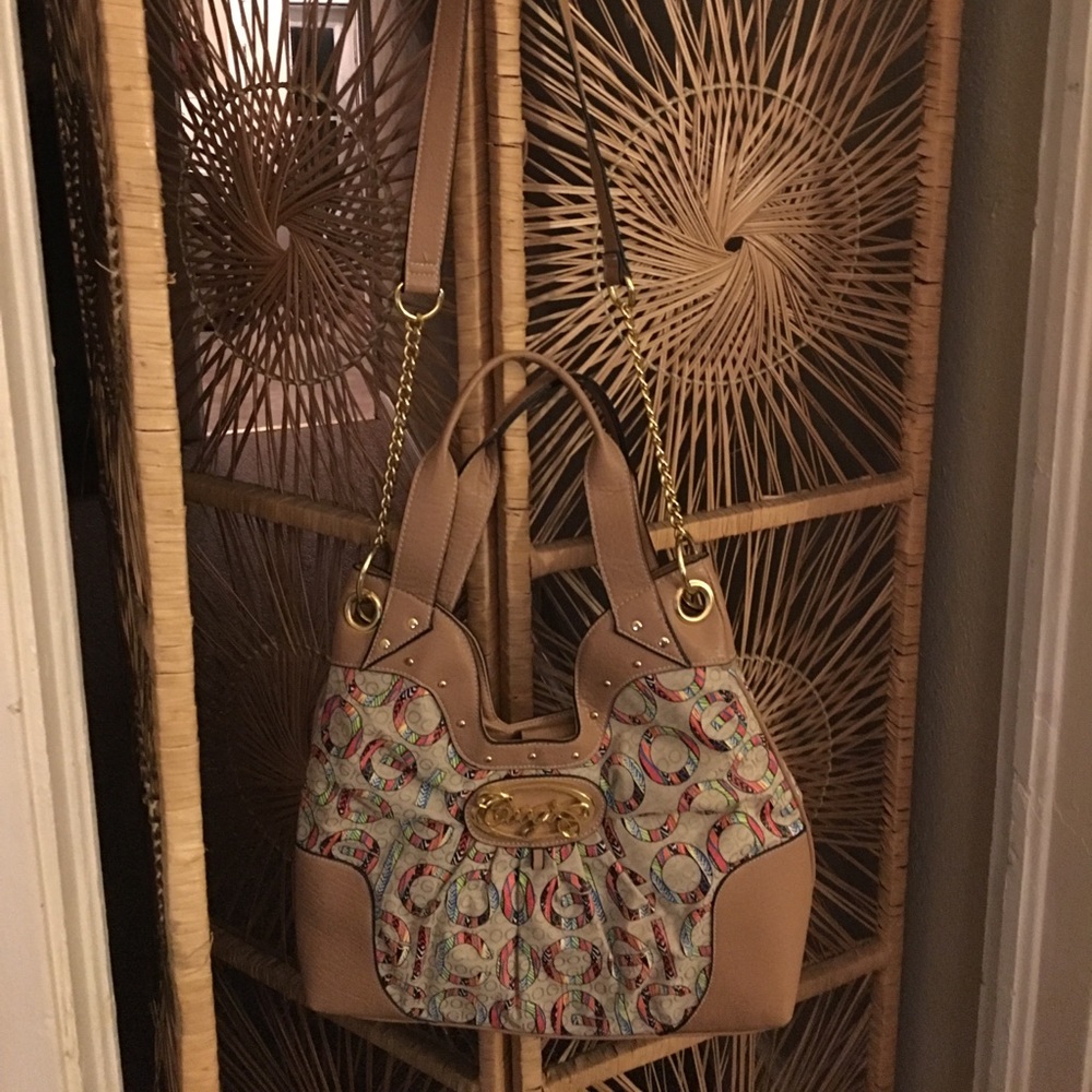 Authentic coogi shoulder bag multi color