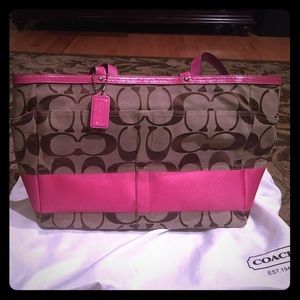 Coach baby bag