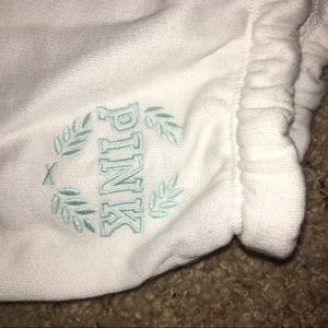 VS PINK WHITE ULTIMATE SWEATPANTS BRAND NEW