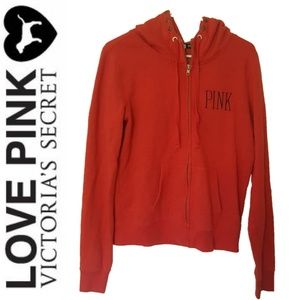 VS PINK Studded Red Hoodie Medium