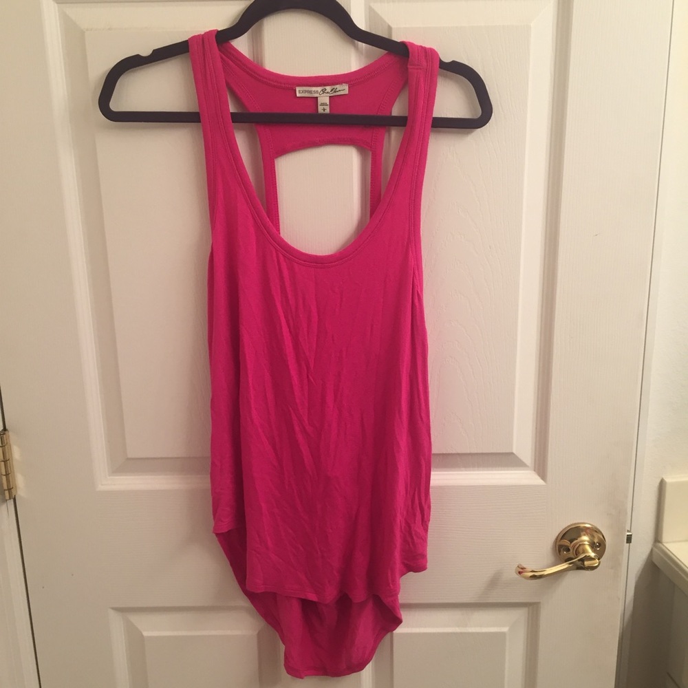 EXPRESS open back tank top