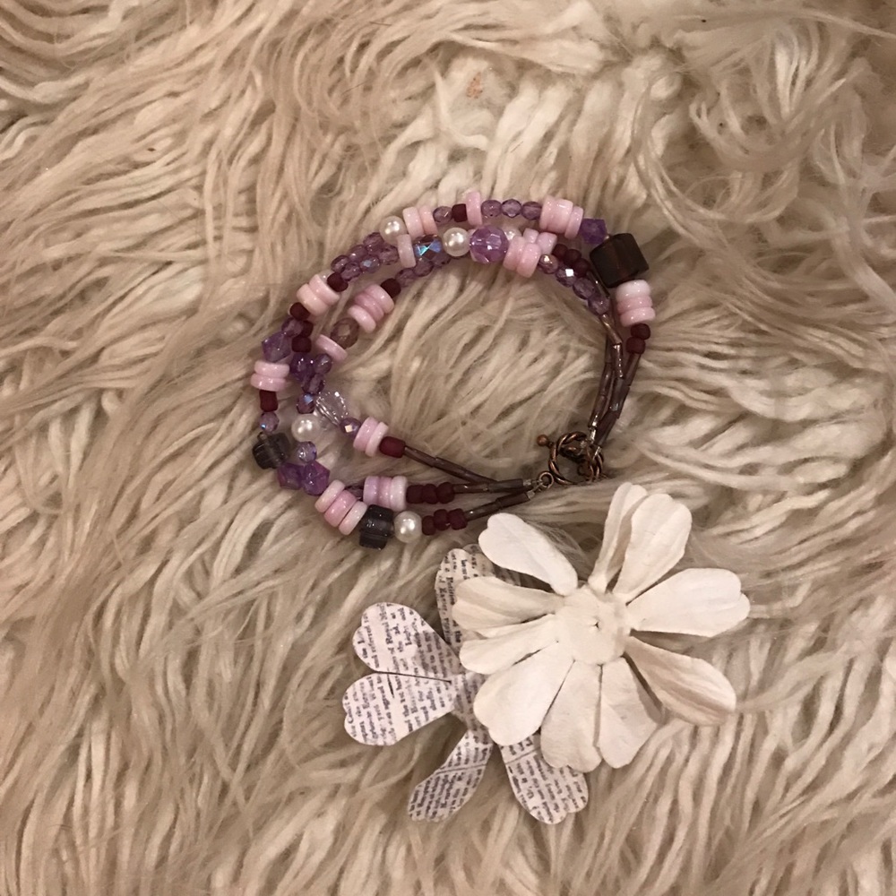 Handmade three strand bracelet ✨✨