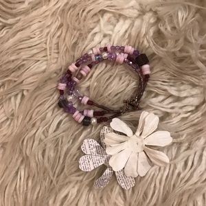 Handmade three strand bracelet ✨✨