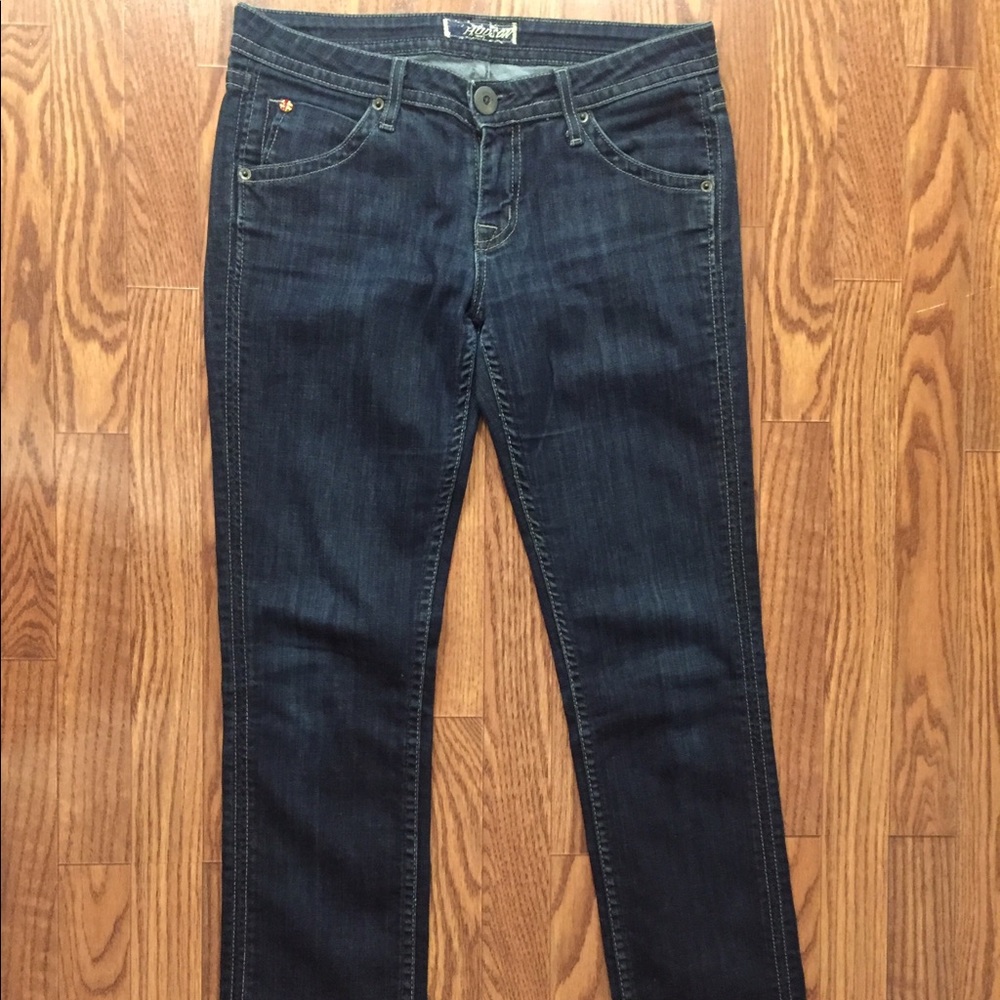 Hudson straight leg jeans, size 27