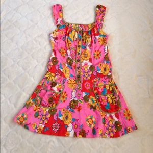 🌻Free People pink silk floral festival dress 🌻