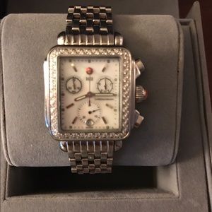 Michele diamond Deco watch. Excellent condition