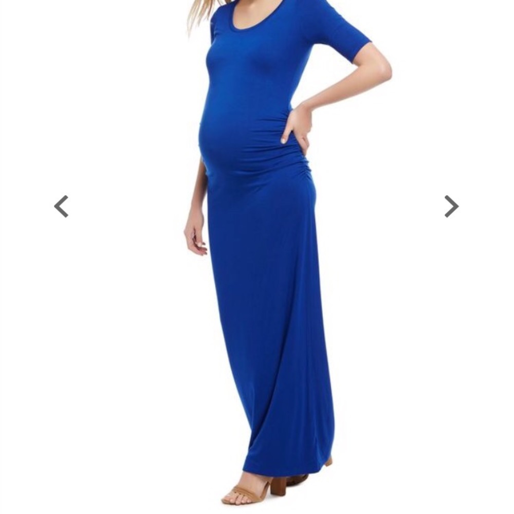 Motherhood Maternity ruched maxi dress