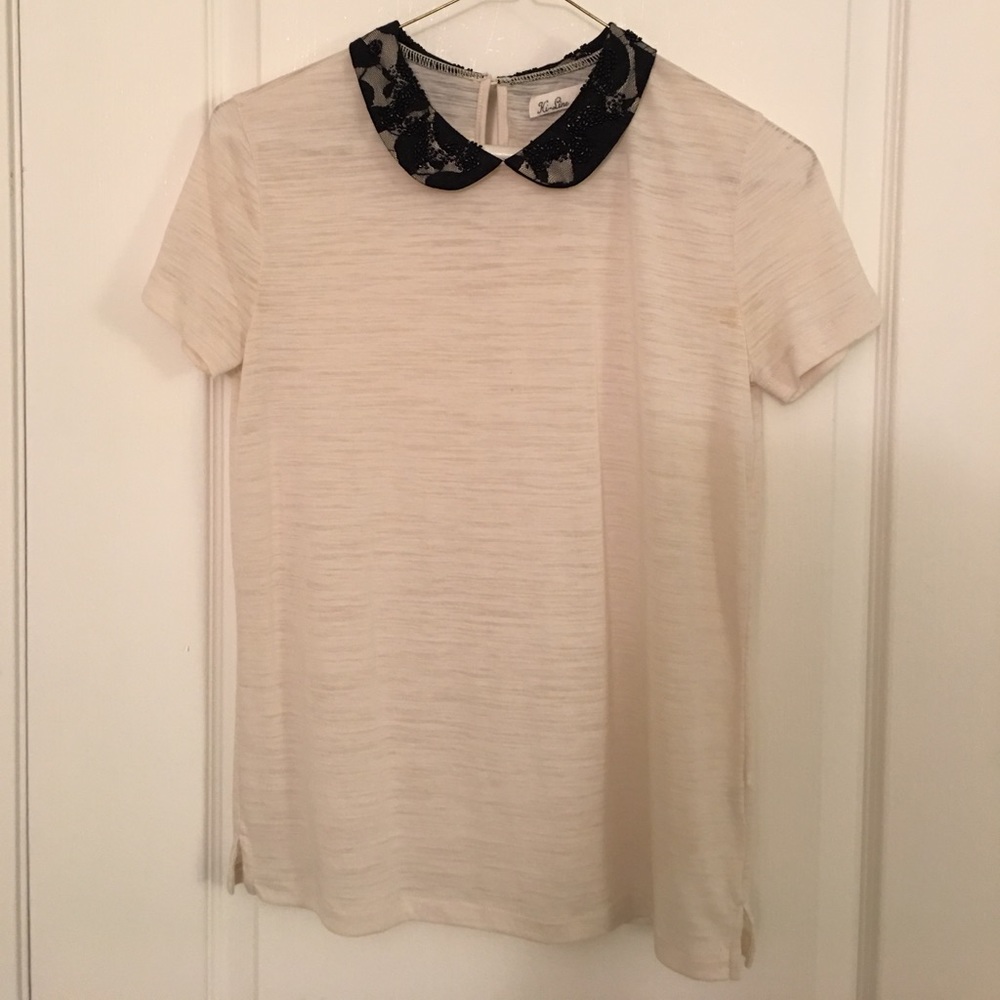 Madewell Hi Line Peter Pan collar top