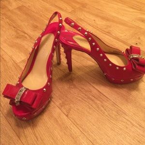 Gianni Bini "spikey" slingback heels