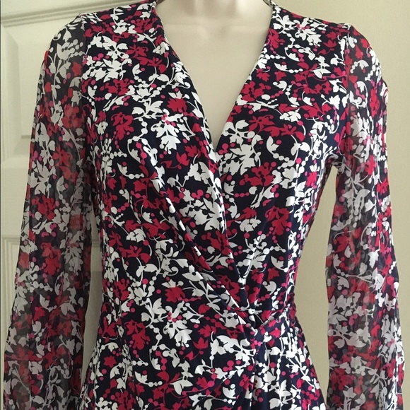 DVF Sigourney wrap dress size 0