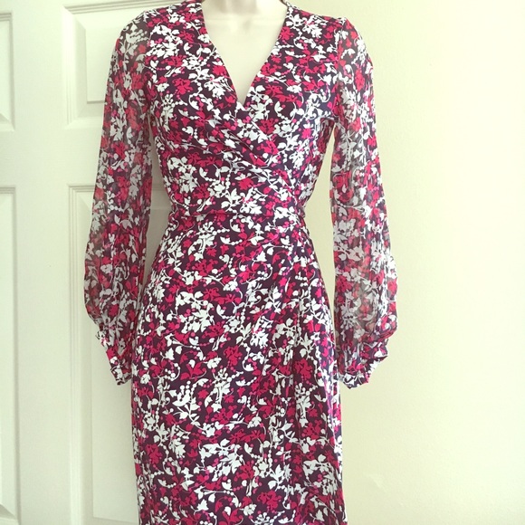 即発!DVF SIGOURNEY dress DVF Sigourney wrap dress size 0