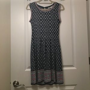 Max Studio Navy Blue Summer Dress