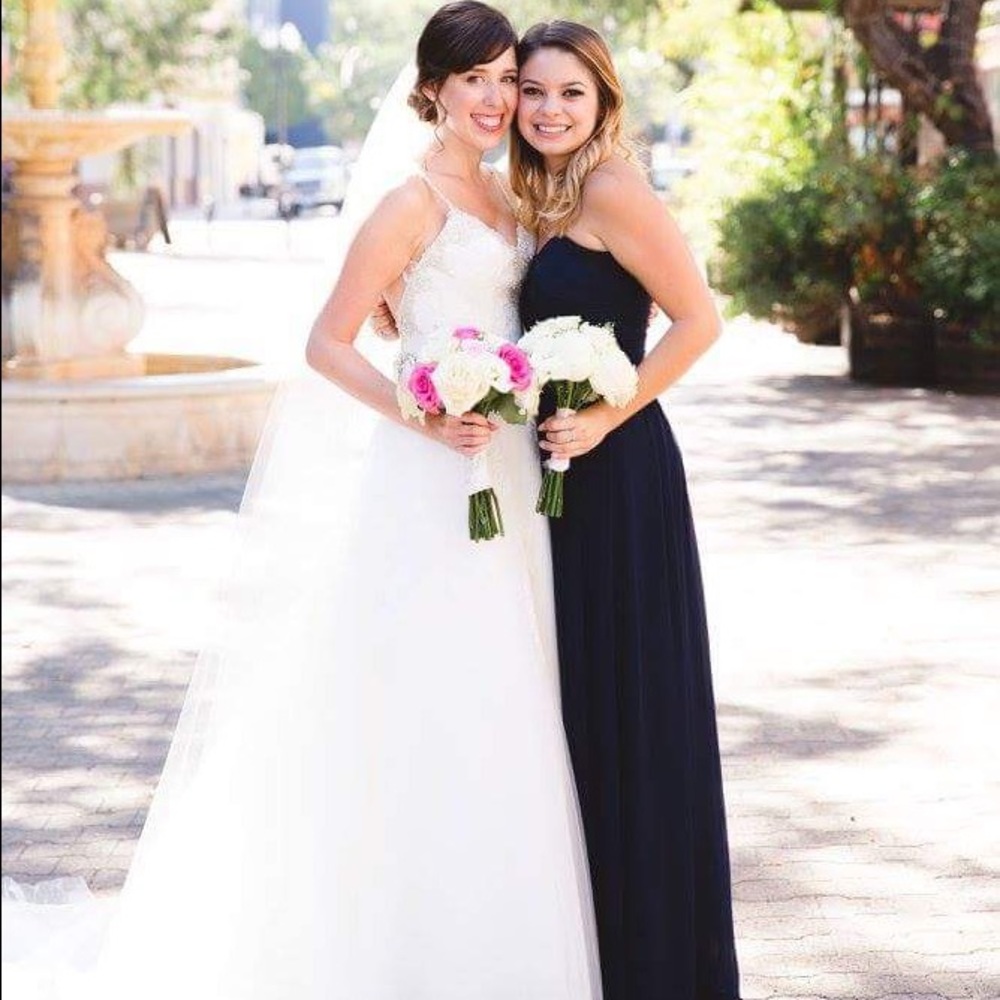 Midnight bridesmaids dress 🥂👗