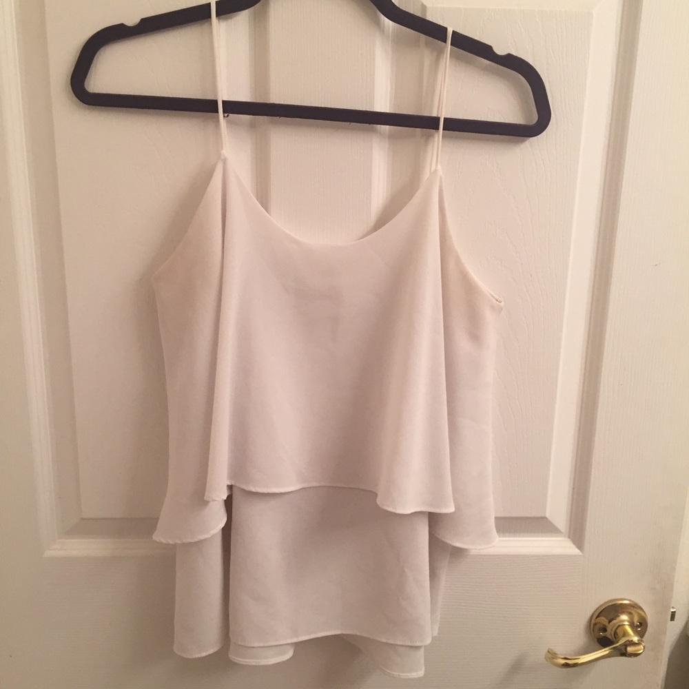 2 layered White Tank!
