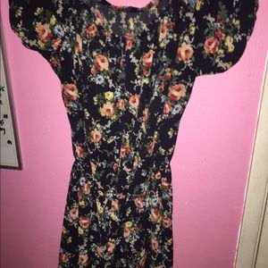 FLORAL ROMPER