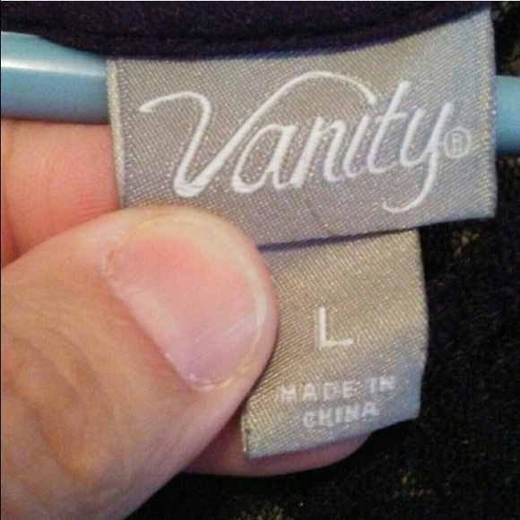 Red & Black Lace Vanity Dress Size Large - Picture 3 of 3