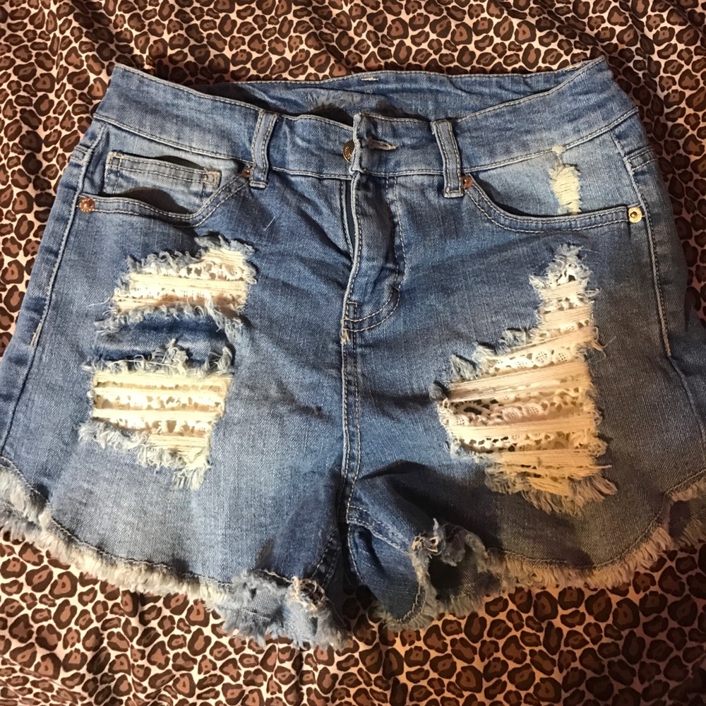 High waisted shorts