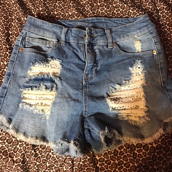 Pants - High waisted shorts