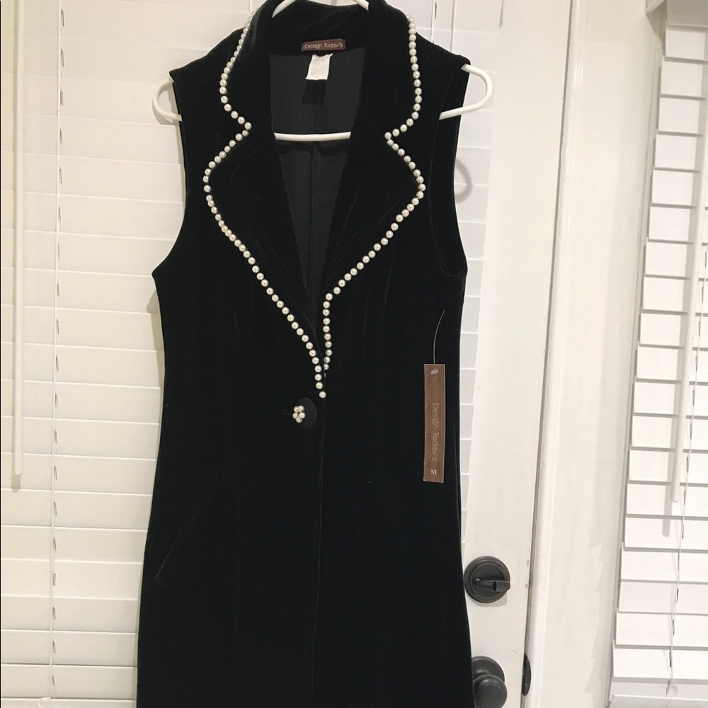 Design Today's Strapless Dress  white Pearls