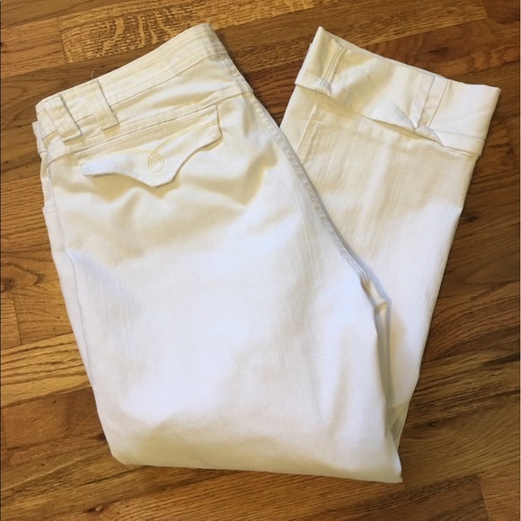 White crop summer jeans - Picture 2 of 7