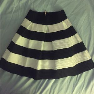 Black and white skirt NWT