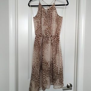 Smart Set Animal Print Knee Length Dress