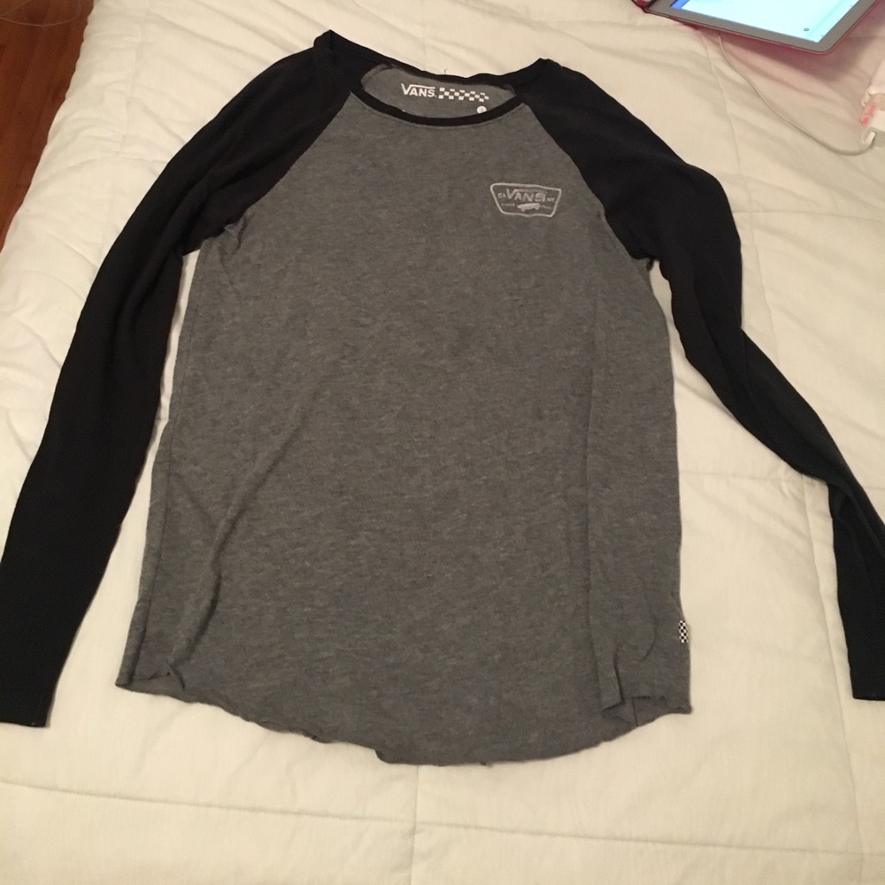 vans oversized baseball tee