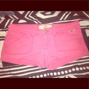 Pink hollister shorts