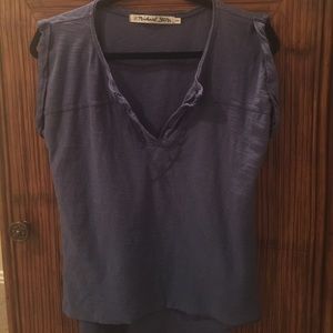 Michael Stars OS Blue Slub T-Shirt