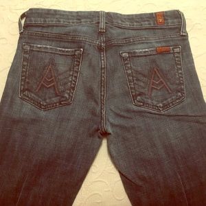 Seven for All Mankind "A" pocket jeans size 25👖💜