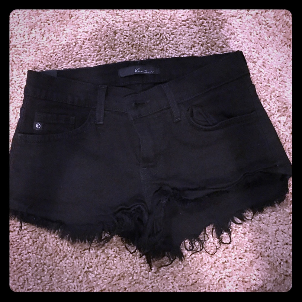 Kancan frayed shorts