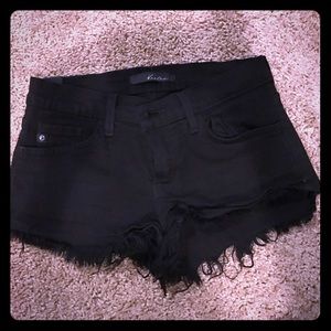 Kancan frayed shorts