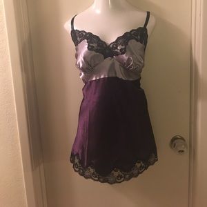 Grey & Dark Purple lingerie.
