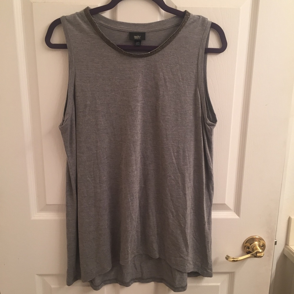 GREY Beaded Tunic