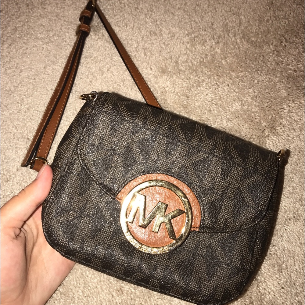 Brown Michael kors crossbody