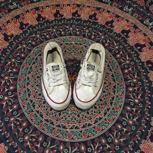 White slip on converse