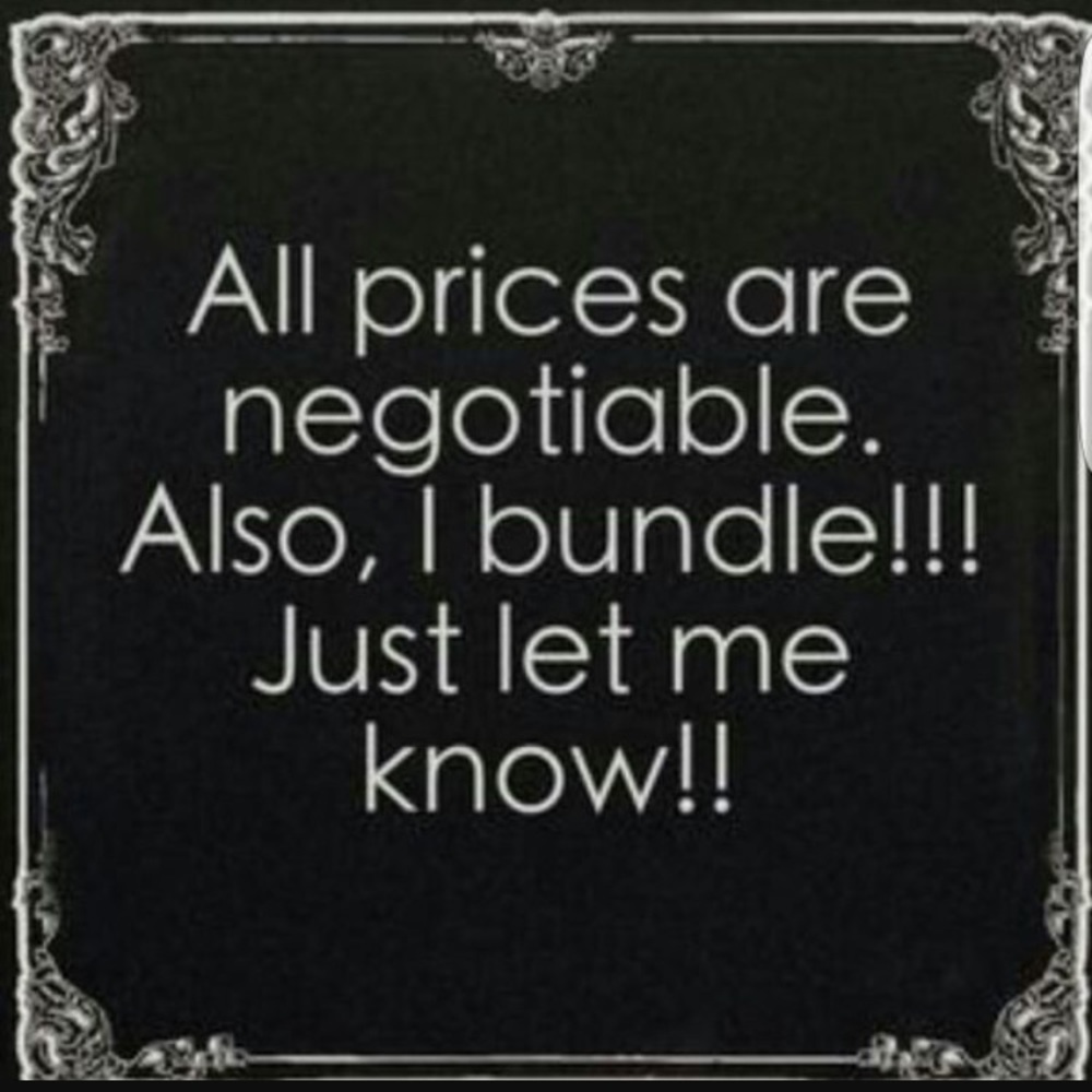 All Prices Negotiable!!