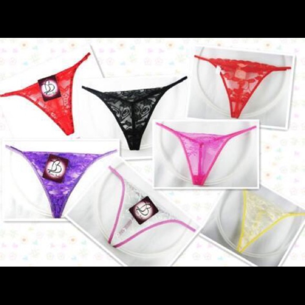 5 SEXY G-STRING T-BACK THONGS PANTIES NEWUNDERWEAR