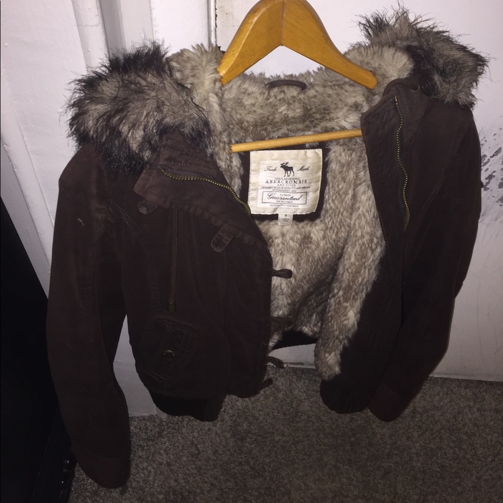 A brown jacket