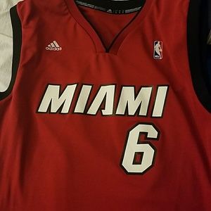 LeBron Miami heat jersey