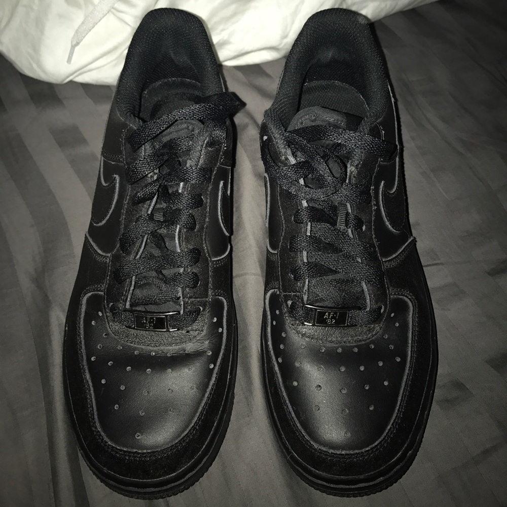 *NEW* Black AF1 Nike Shoes Sz 5