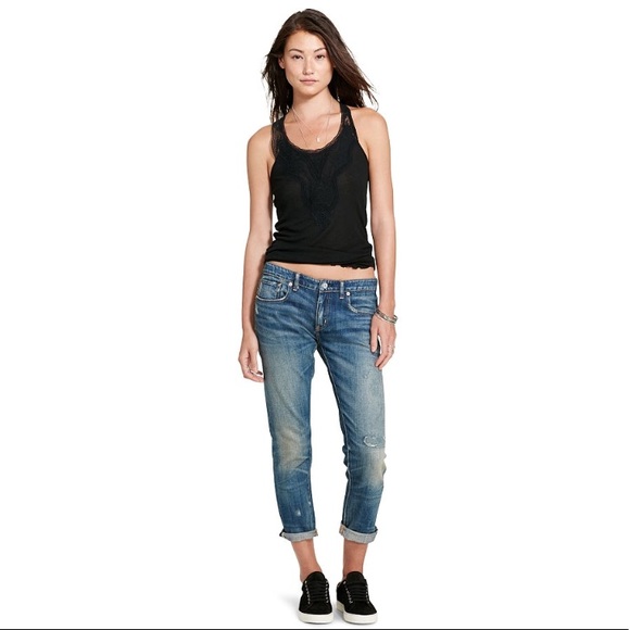 Ralph Lauren Denim - • Ralph Lauren • Distressed Skinny Boyfriend Jeans
