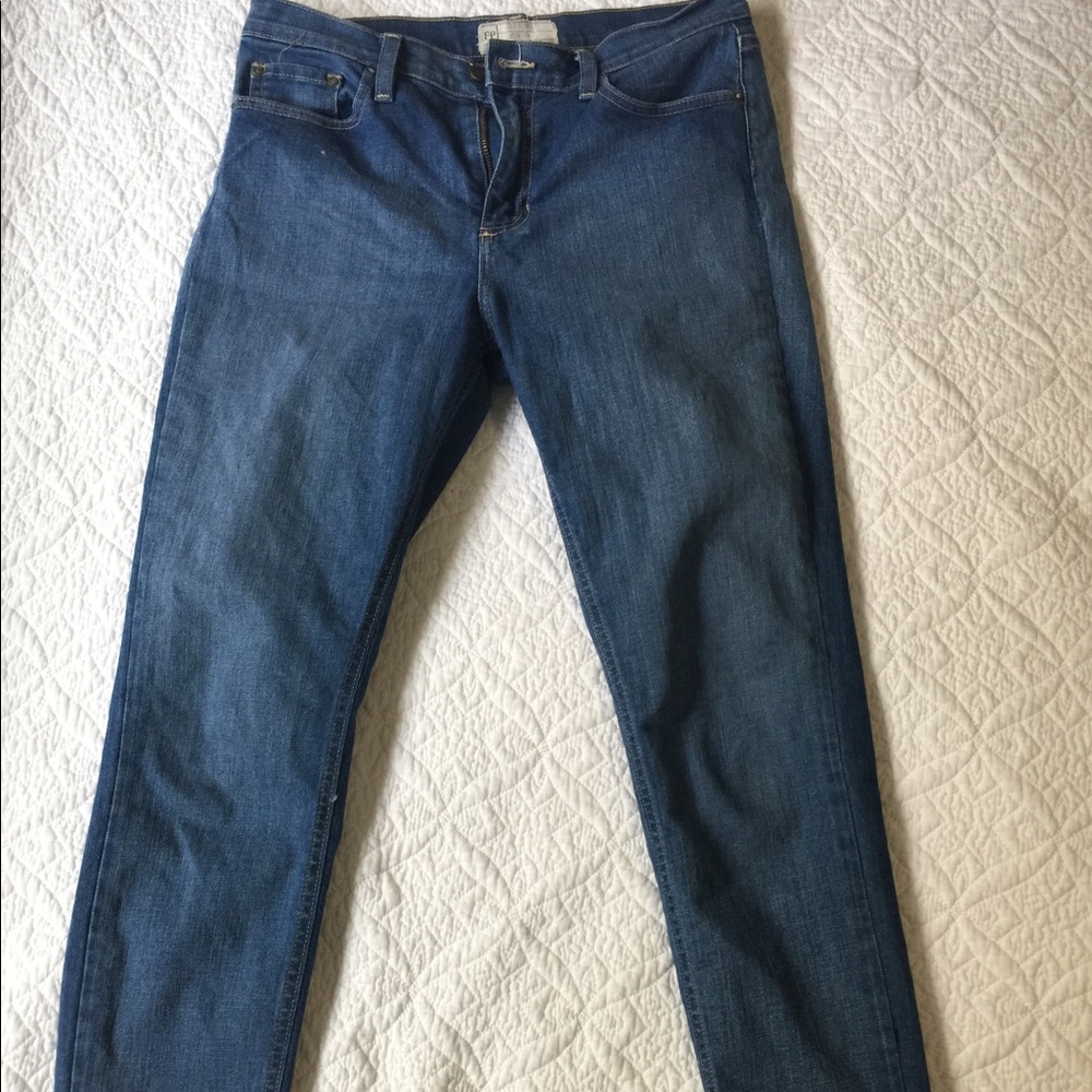 Free People High Waisted Skinny Ankle Jeans