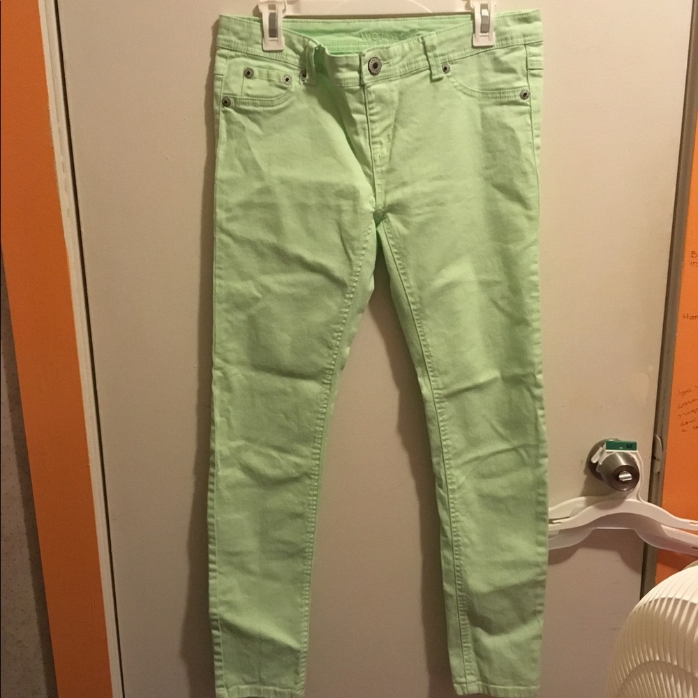 Mint Green Jeans