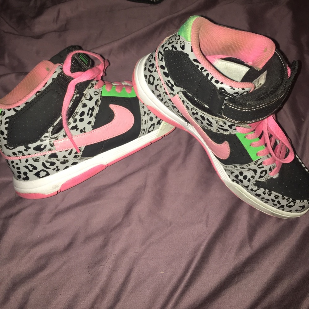 Nike neon high tops