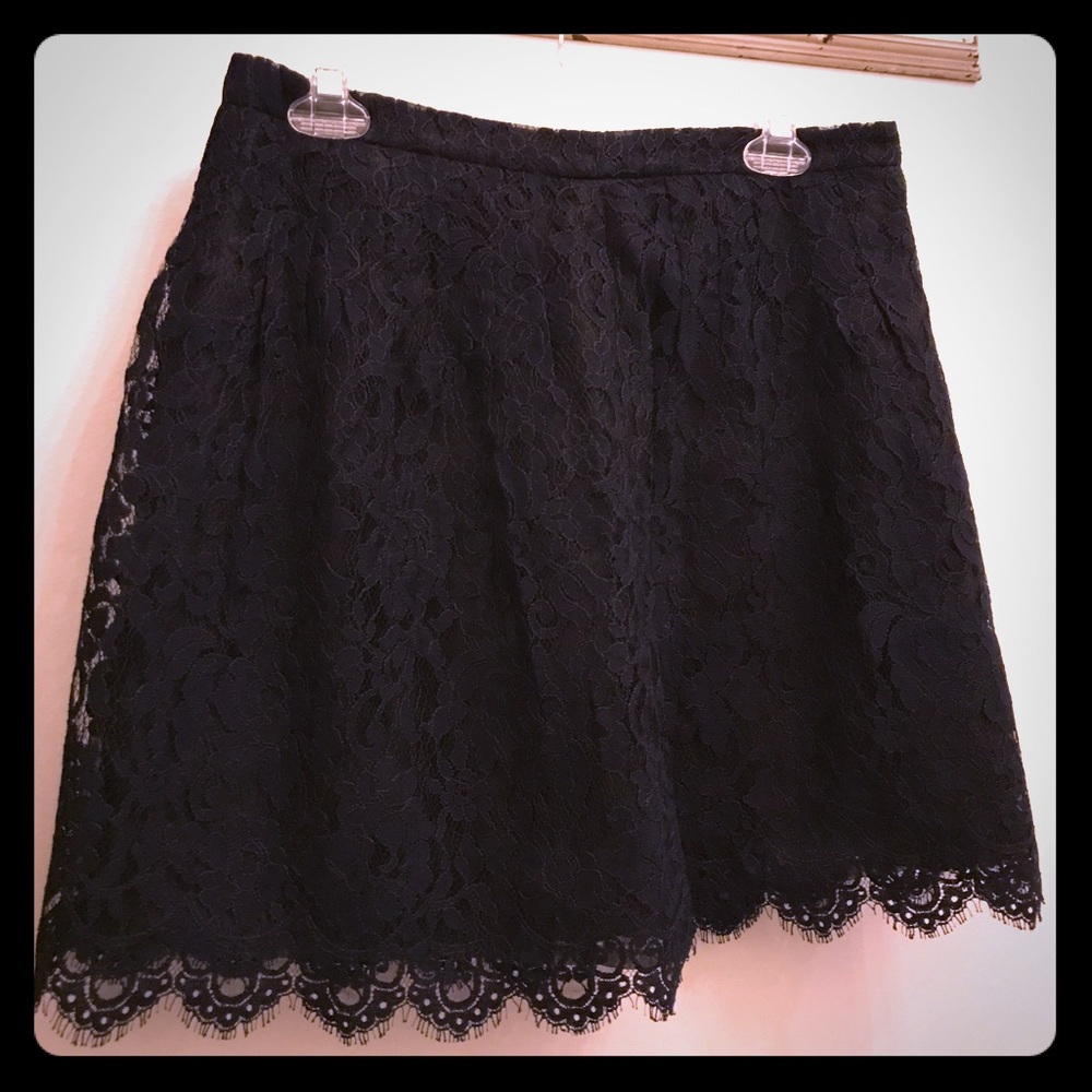 Navy jcrew skirt