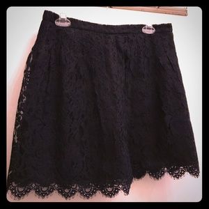 Navy jcrew skirt